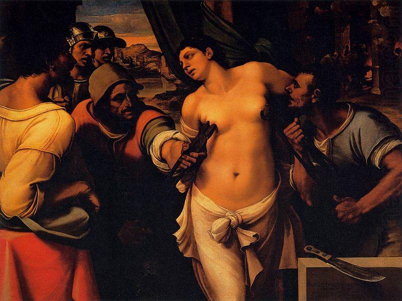 Martyrdom of St Agatha, Sebastiano del Piombo